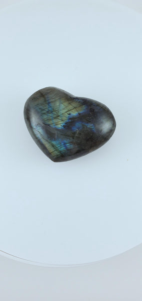 Labradorite Heart