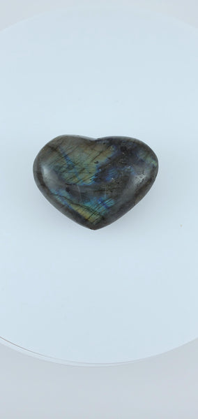 Labradorite Heart