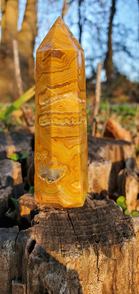 Crazy Lace Agate Tower