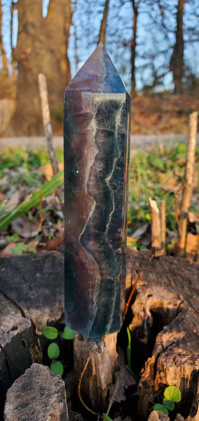 Green Fluorite Tower