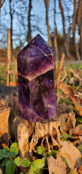 Chevron Amethyst Tower