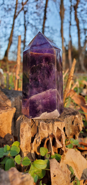 Chevron Amethyst Tower