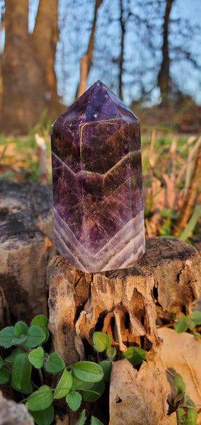 Chevron Amethyst Tower