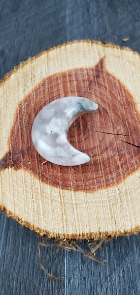 Cherry Blossom Agate Moon