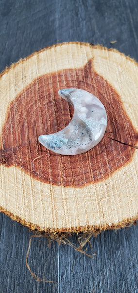 Cherry Blossom Agate Moon
