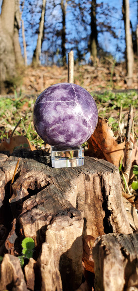 Lepidolite Sphere