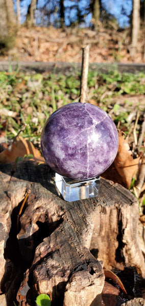 Lepidolite Sphere