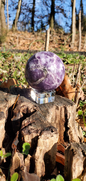 Lepidolite Sphere