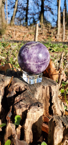 Lepidolite Sphere