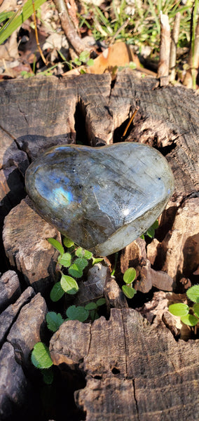 Labradorite Heart