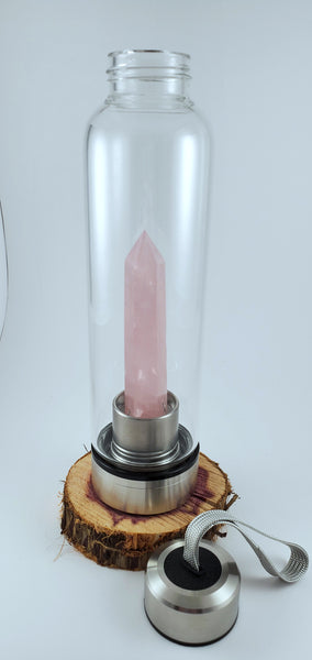 Rose Quartz Water Bottle
