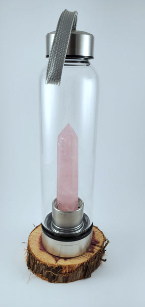 Rose Quartz Water Bottle