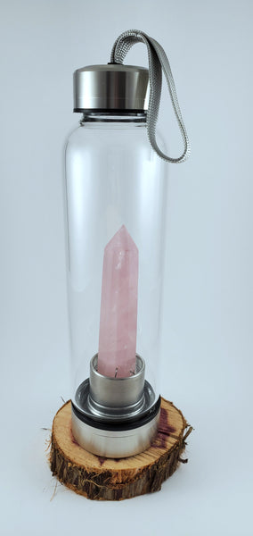 Rose Quartz Water Bottle