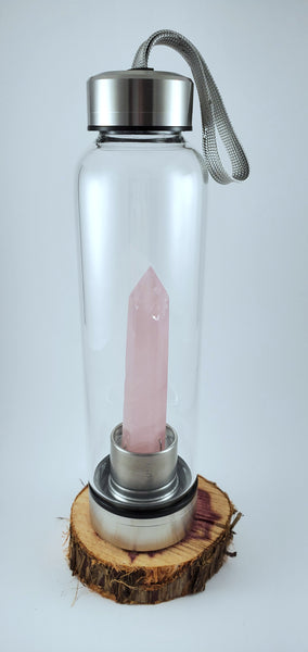 Rose Quartz Water Bottle