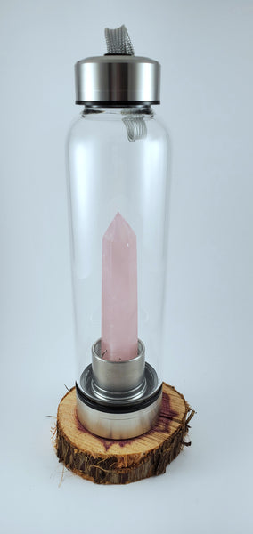 Rose Quartz Water Bottle