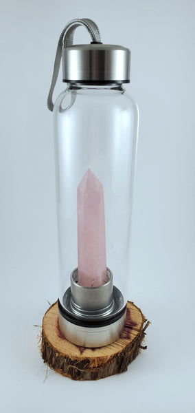 Rose Quartz Water Bottle