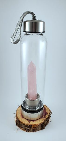 Rose Quartz Water Bottle