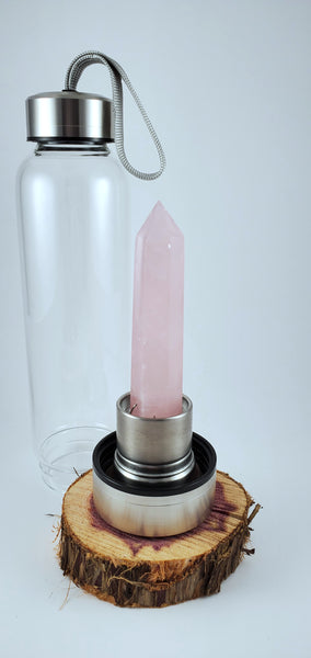 Rose Quartz Water Bottle