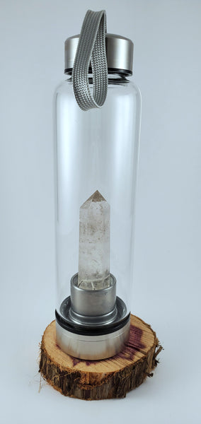 Clear Quartz Water Bottle