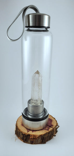 Clear Quartz Water Bottle