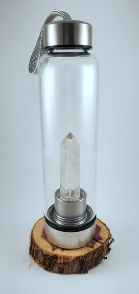 Clear Quartz Water Bottle