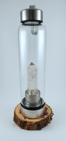 Clear Quartz Water Bottle