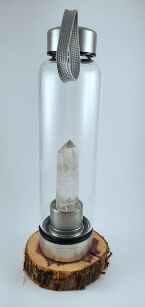 Clear Quartz Water Bottle