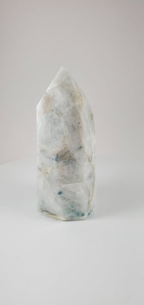 Rainbow Moonstone Hand-Carved Point #1