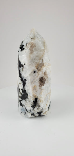 Rainbow Moonstone Hand-Carved Point #2