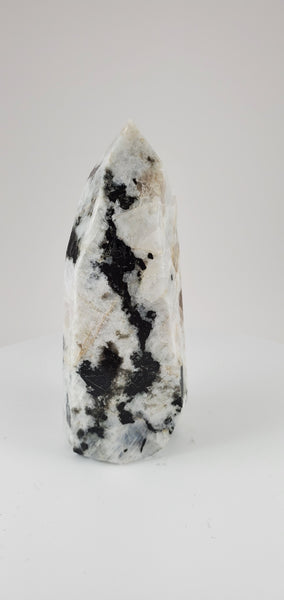 Rainbow Moonstone Hand-Carved Point #2