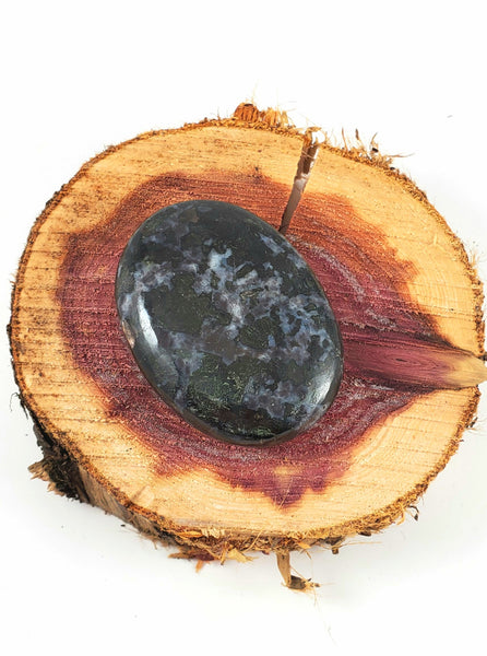 Mystical Merlin Palm Stone - Hand-carved