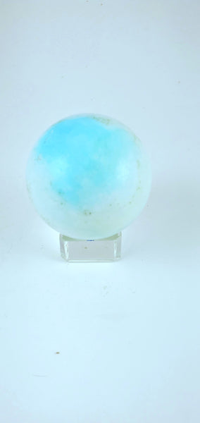 Blue Aragonite Sphere