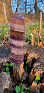 Pink Fluorite Tower